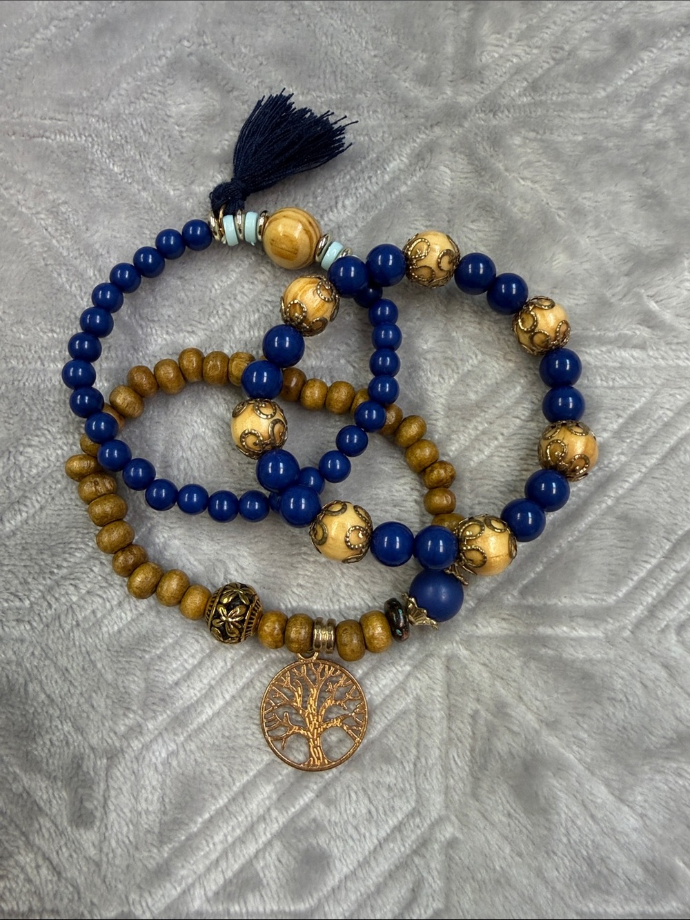 Boho Stackable Stretch  Bracelet Set